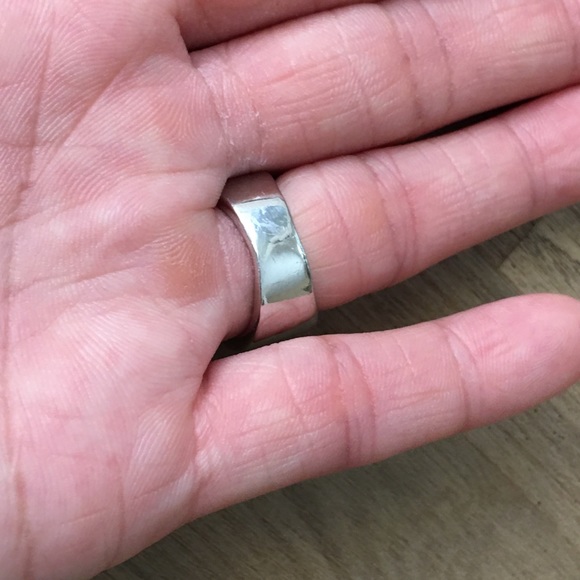 .925 Sterling Silver Garnet and CZ Pave Ring - Picture 7 of 8